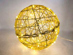 LED svetelná guľa, teplá biela, rôzne veľkosti Průměr (cm): 40 cm