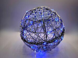 LED svetelná guľa, modrá, rôzne veľkosti Průměr (cm): 40 cm