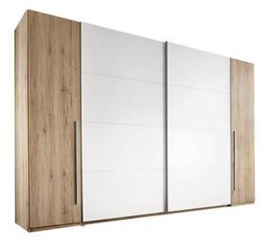Szynaka Šatní skříň Mediwa 73 315 cm dub Artisan/bílá