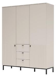 Szynaka Šatní skříň Korfu 70 156 cm kašmírová/černá