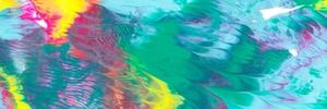 Obraz abstrakcia v pastelových farbách - 120x40