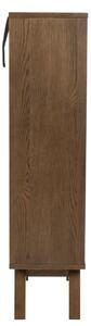Actona Vitrína A-LINE 145 cm dymový dub