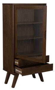 Actona Vitrína A-LINE 145 cm dymový dub