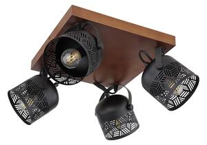 Rabalux 3299 - Bodové svietidlo ROTEM 4xE14/40W/230V
