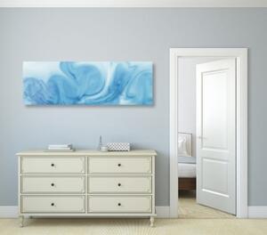 Obraz nádherná modrá abstrakcia - 150x50