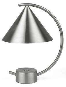 Dizajnová stmievateľná lampa Meridian Brushed Steel