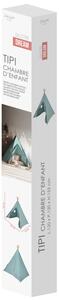 DOCHTMANN Dekoratívny detský stan svetlomodrý 120x120x155cm
