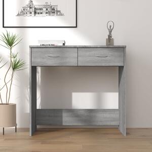 Maison Exclusive - písací stôl šedý Sonoma 80x40x75 cm drevený materiál