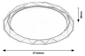 Rabalux - LED Stropné svietidlo LED/48W/230V