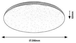 Rabalux - LED kúpeľňové stropné svietidlo LED/20W/230V IP44