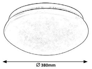 Rabalux 3938 - LED Stropné svietidlo LUCAS LED/24W/230V 380mm