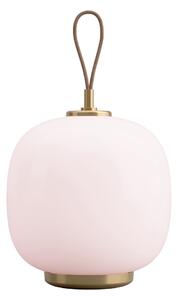 LOUIS POULSEN Prenosná lampa VL 45 Radiohus, Brass / Pale Rose