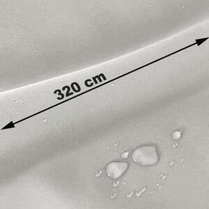 Nepremokavá látka Oxford Teflon, šírka 320 cm, svetlo-šedá