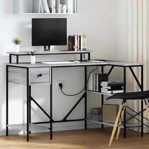 Maison Exclusive – písací stôl, farba Sonoma, rozmer 120 x 79 x 86,5 cm, materiál: drevovláknitá doska