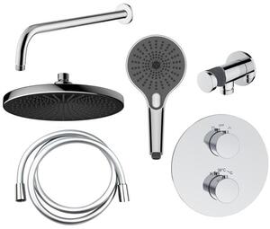 Sprchový set: termostat ERIDAN + hlavová sprcha 250mm + prísluenstvo