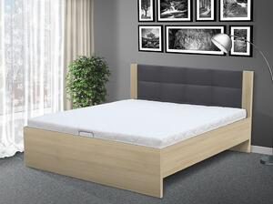 Štýlová posteľ Markéta 160 barevné provedení: agát/sivá