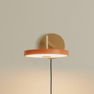 Nástenné LED svietidlo UMAGE Asteria Short, oranžové, 25 cm, zástrčka