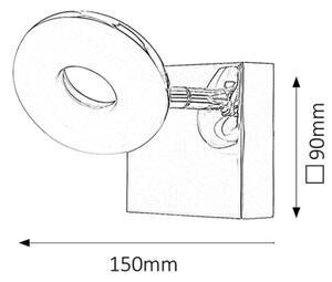 Rabalux 5716 - LED Kúpeľňové svietidlo BEATA LED/5W/230V