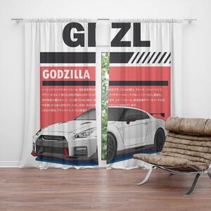 Sablio Záves Nissan GTR 35 Godzilla: 2ks 140x250cm