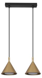 Brilagi - Závesné svietidlo na lanku CONE DOUBLE 2xGX53/15W/230V zlaté