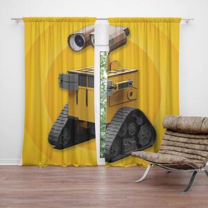 Sablio Záves Wall-E robot Žltý: 2ks 140x250cm