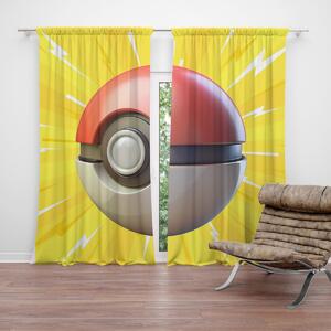 Sablio Záves Pokemon ball Explózia: 2ks 140x250cm