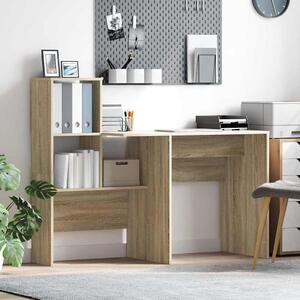 Maison Exclusive – Písací stôl, materiál: drevotrieska, povrchová úprava: Sonoma dub, rozmer: 131,5 x 50 x 106,5 cm