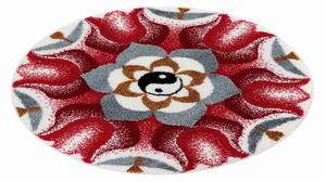 GRUND Mandala predložka HARMONIE PROTIKLADŮ červená Rozmer: ø 80 cm