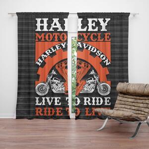 Sablio Záves Harley-Davidson Live to ride, ride to live: 2ks 140x250cm