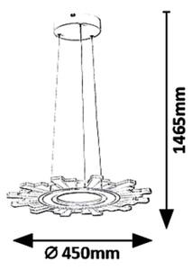 Rabalux 6210 - LED Luster na lanku FELICITY LED/30W/230V