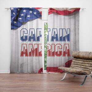 Sablio Záves Kapitán Amerika Vlajka: 2ks 140x250cm