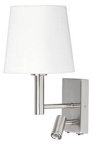 Rabalux 6539 - Nástenné svietidlo HARVEY E27/40W + LED/3W