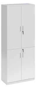 Vysoká kancelárska skriňa Houseland Prime Neo 03 80 cm biela