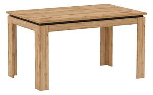 Jedálenský rozkladací stôl, dub wotan, 135-184x86 cm, TORONTA S