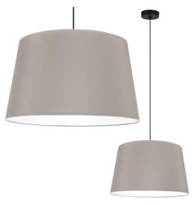 Závesné svietidlo Gaja, 1x béžové textilné tienidlo, (fi 44cm), b