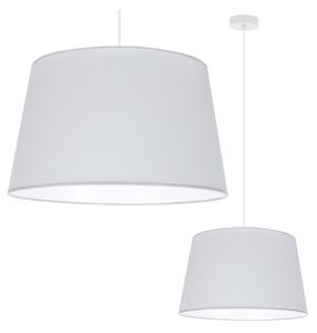 Závesné svietidlo Gaja, 1x svetlosivé textilné tienidlo, (fi 44cm), w