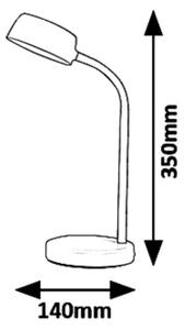Rabalux 6779 - LED Stolná lampa BERRY LED/4,5W/230V