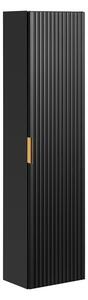 Comad Vysoká kúpeľňová skrinka Casad čierna