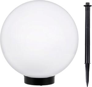 Solárna guľová lampa Glow Ball Solárna guľová záhradná lampa Twilight Sensor White
