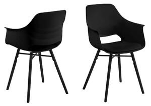 Jedálenská stolička s lakťovou opierkou Ramona 082 Farba: Čierna