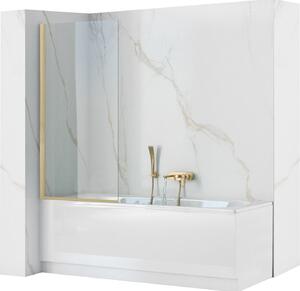 Vaňová zástena Sklopná Rea Elegant Gold Brush 80