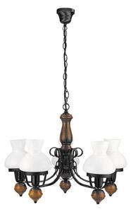 Rabalux 7079 - Luster na reťazi PETRONEL 5xE27/60W/230V