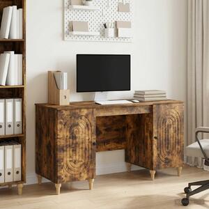 Maison Exclusive – Písací stôl z údeného dubu 142,5 x 50 x 75 cm, drevotrieska