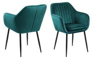 Jedálenská stolička s lakťovou opierkou Emilia 119 Farba: Zelená