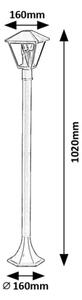 Rabalux 7150 - Vonkajšia lampa PARAVENTO 1xE27/40W/230V IP44