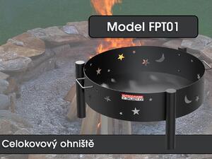 Celokovový krb FPT01, priemer 60 cm