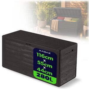 KADAX záhradný box "Grewena", záhradný box pre záhradu a terasu, záhradný box 280L