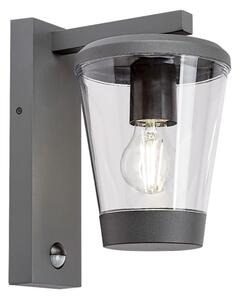 Rabalux 7267 - Vonkajšia nástenná lampa so senzorom SAVANO 1xE27/40W/230V IP44