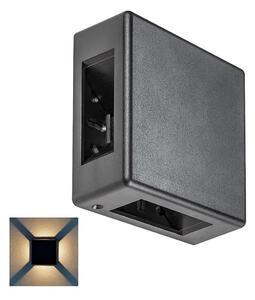Rabalux 7317 - LED Vonkajšie nástenné svietidlo LIPPA LED/6W/230V IP54 čierna