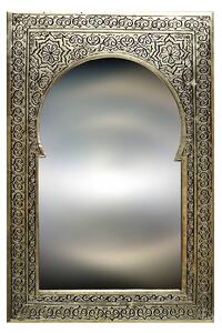 Strieborné zrkadlo Shabana 55 x 37 cm